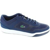 lacoste explorateur sport mens shoes trainers in blue