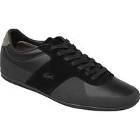 lacoste turnier 117 1 mens shoes trainers in black