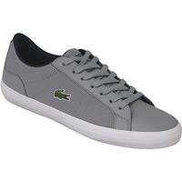 lacoste lerond mens shoes trainers in grey