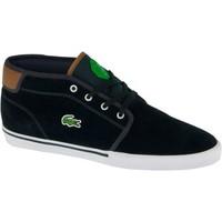 lacoste ampthill mens shoes high top trainers in black