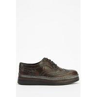 Laser Cut Out Brogue Shoes