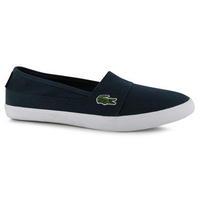 lacoste marice ladies canvas pumps