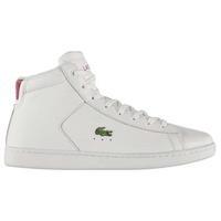 lacoste carnaby evo mid trainers ladies