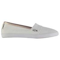 lacoste marice ladies canvas pumps