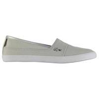 lacoste marice ladies canvas pumps