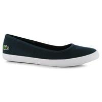 lacoste marthe ladies canvas pumps