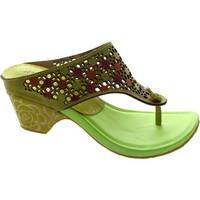 Laura Vita Baronne 02 women\'s Flip flops / Sandals (Shoes) in green