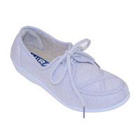 Lace-up Canvas Shoes, Beige, Size 3, Canvas