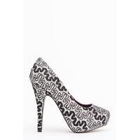 Lace Overlay Court Shoes