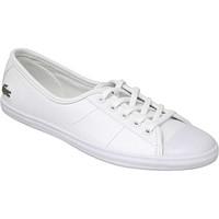 lacoste ziane bl 1 womens shoes trainers in white