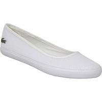 lacoste marthe womens shoes pumps ballerinas in white