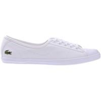 lacoste ziane bl 1 womens shoes trainers in white