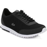 lacoste womens black helaine runner trainers womens shoes trainers in  ...