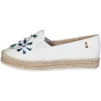 laura biagiotti 304 mexico white womens espadrilles casual shoes in wh ...