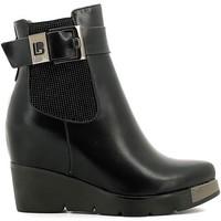 laura biagiotti 1784 ankle boots women black womens mid boots in black