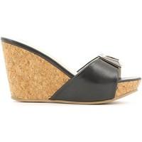 Laura Biagiotti 979 Wedge sandals Women Black women\'s Clogs (Shoes) in black
