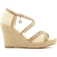 laura biagiotti 814 wedge sandals women sabbia womens sandals in beige