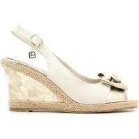 laura biagiotti 816 wedge sandals women bianco womens sandals in white