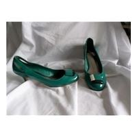 Ladies shoes -size 7 M&S Marks & Spencer - Green - Slingbacks