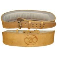Large Tan Leather Weight Lifting Belt