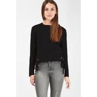 LACE SIDE CROP JUMPER