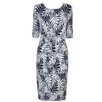 LAUREL Leaf Print Dress