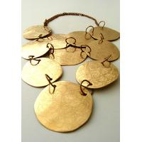 La Jewellery Recycled Zarrin Brass Neck Art