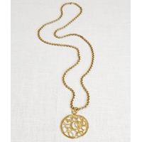 La Jewellery Recycled Brass Turkish Necklace