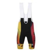 Large Black/orange Men\'s Santini Cinelli Chrome 17 Bib Shorts