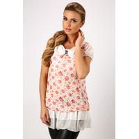 Large Bow Floral Tunic