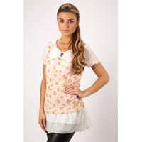 Large Bow Floral Tunic