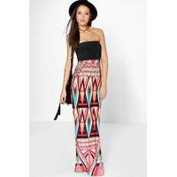 Lani Bandeau Printed Maxi Dress - multi