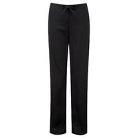 Laundered Linen Trouser (Black / 10R)