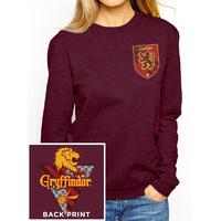 Large Red Ladies Harry Potter House Gryffindor Sweatshirt