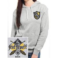 large ladies harry potter house hufflepuff hooded sweater