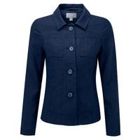 Laundered Linen Western Jacket (French Navy / 16)