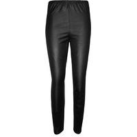 Layla Wet Look Leggings - Black