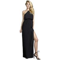 lady marshmallow dress alexa womens long dress in black