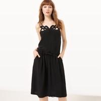 Laced Shoestring Strap Dress