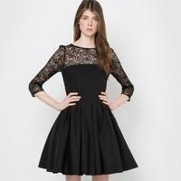 Lace Top Party Dress