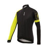 large yellow santini gavia windstopper long sleeve 2017 jersey