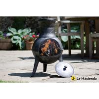 La Hacienda Squat Chimenea Pewter