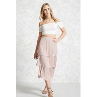 Layered Accordion Pleat Skirt