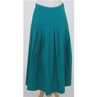 Laura Ashley size 12 jade green pleated skirt.
