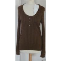 laura ashley jumper size 14 brown