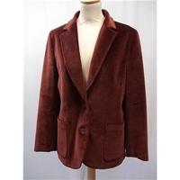 Lapidus od Sweden velvet jacket - brown - size 16