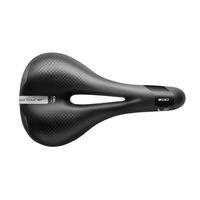 Large Matt Black Sportourer Zoo Gel Flow Fec Alloy Hi-viz Saddle