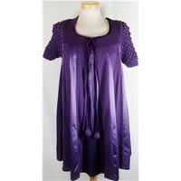 Layers of Paris - size 14 - purple - short sleeved dress