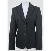 laura ashley size 10 black cotton blend jacket