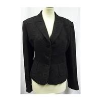 Laura Ashley, size 16 black jacket with white flecks
